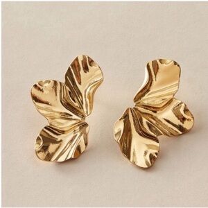 New! 14K Gold Plated Earrings (1038) NWOT